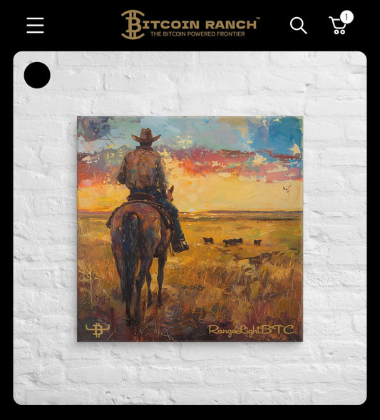 Art for the Bold: How Bitcoin Ranch Wall Art Transforms Your Space