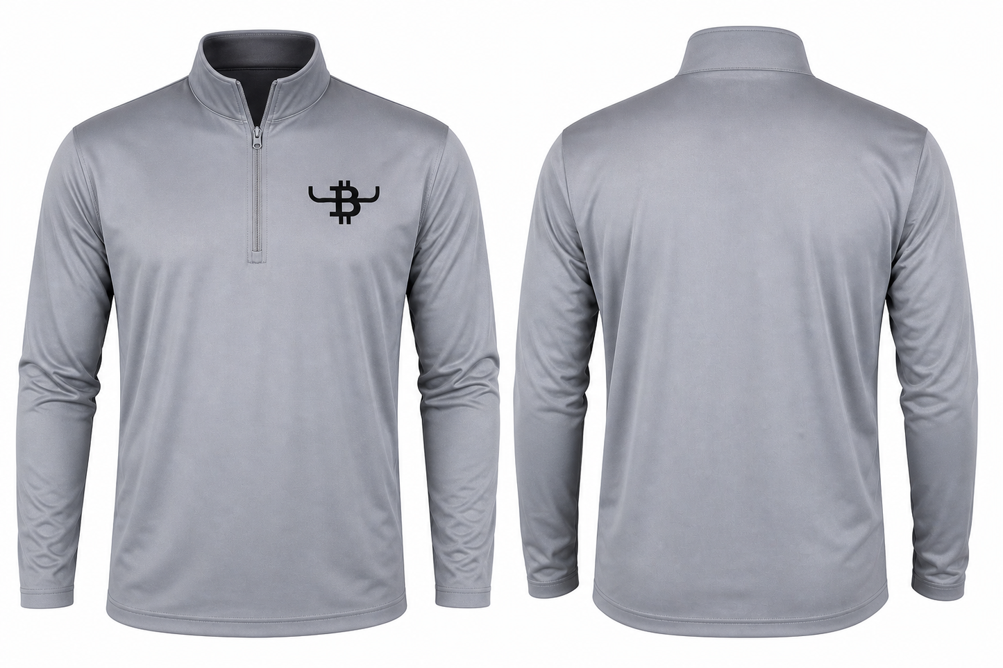 Bull Bitcoin™ Quarter-Zip Performance Pullover