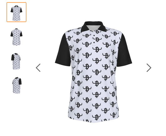 Coming Soon: The All Over Bull Bitcoin™ Polo from Bitcoin Ranch™