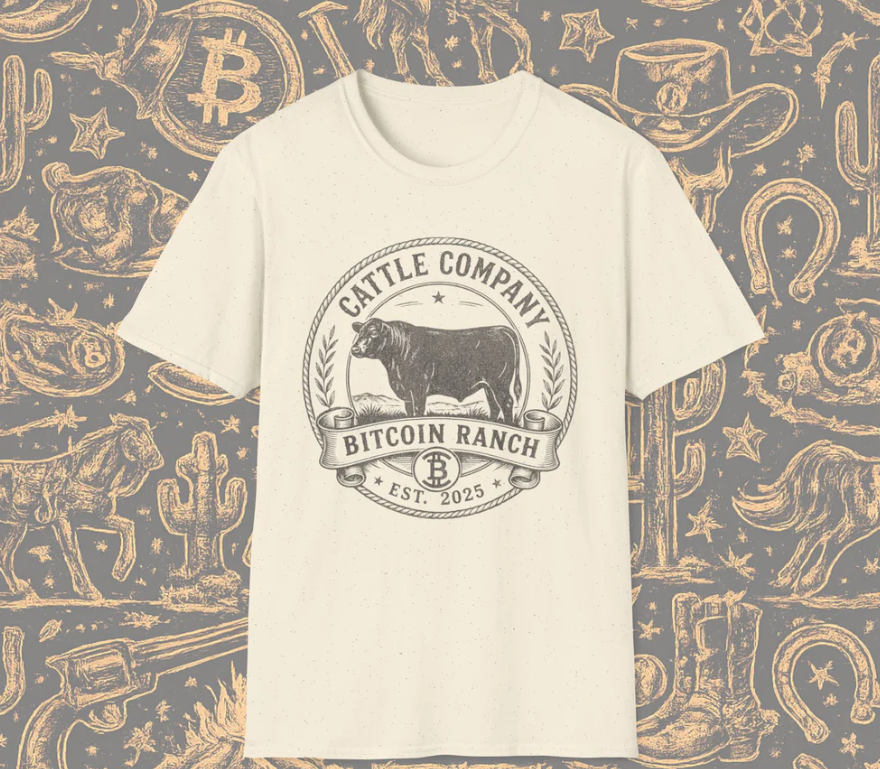 New Arrival: Bitcoin Ranch Cattle Company Tee