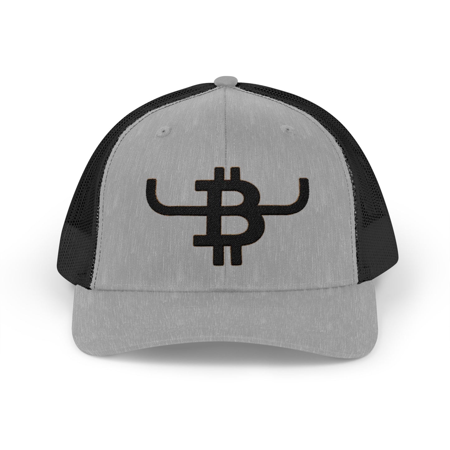 Bitcoin Bull Trucker Cap — Snapback Mesh Hat with BTC Bull Logo