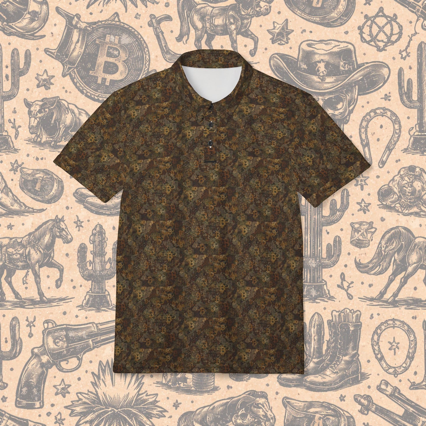 BITCODE CAMO Polo Performance Shirt
