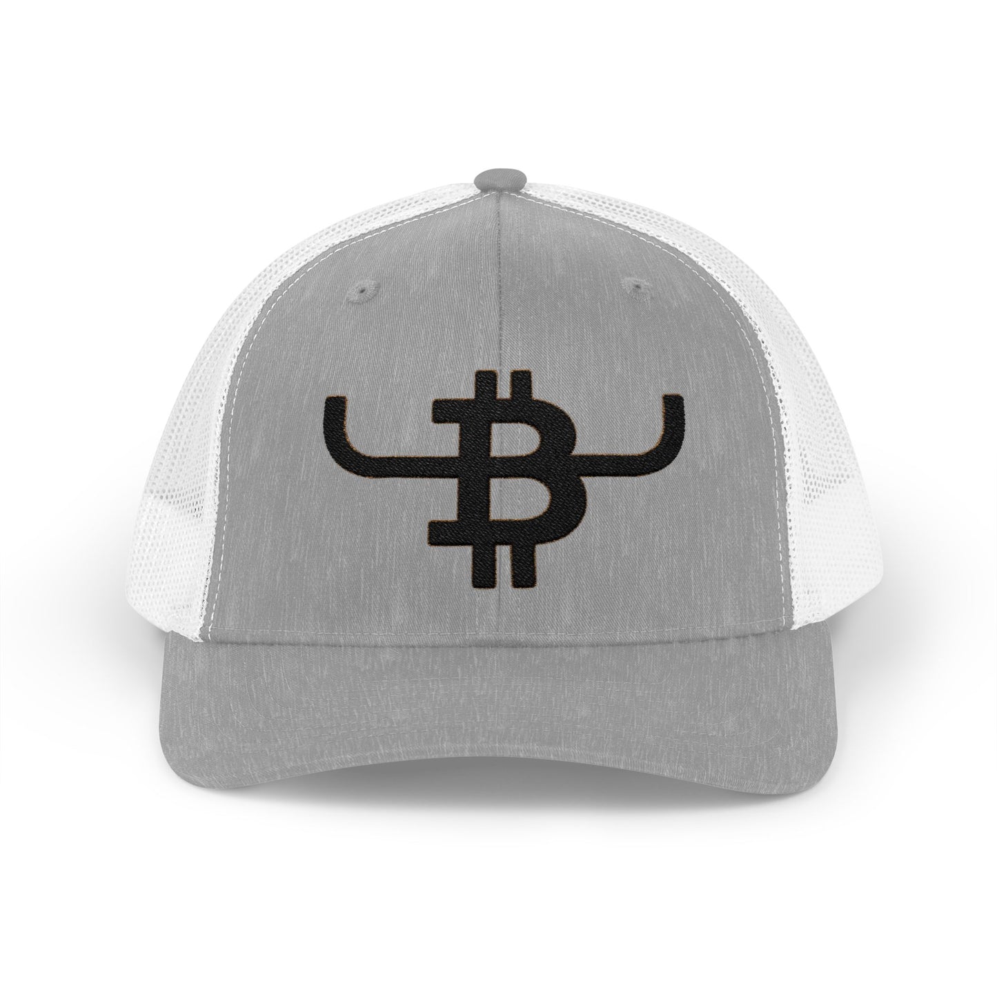 Bitcoin Bull Trucker Cap — Snapback Mesh Hat with BTC Bull Logo