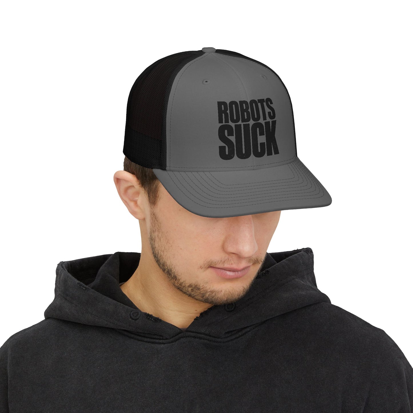 Robots Suck Trucker Cap