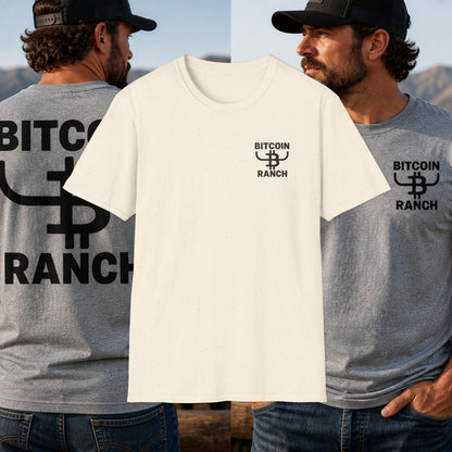 Bitcoin Ranch T‑Shirt — Trademark BULL BITCOIN Logo