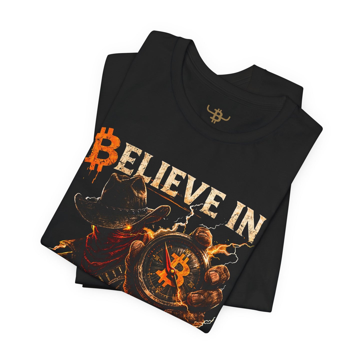 Believe in Bitcoin T-Shirt — Cowboy Bitcoin Graphic Tee