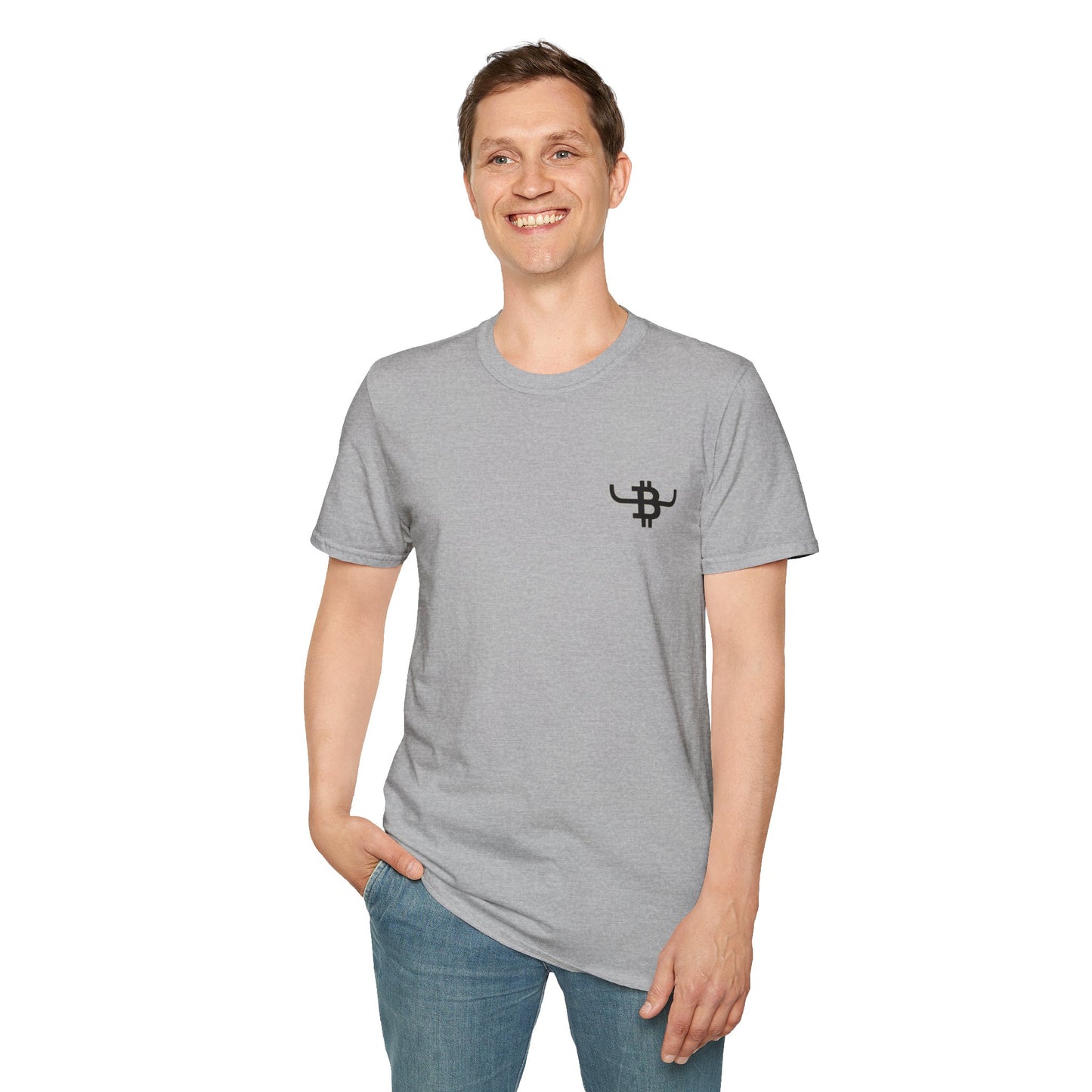 BULL BITCOIN Logo T-Shirt — Crypto Cowboy Tee