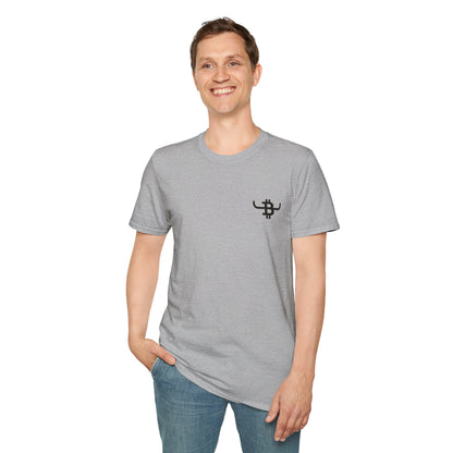 BULL BITCOIN Logo T-Shirt — Crypto Cowboy Tee