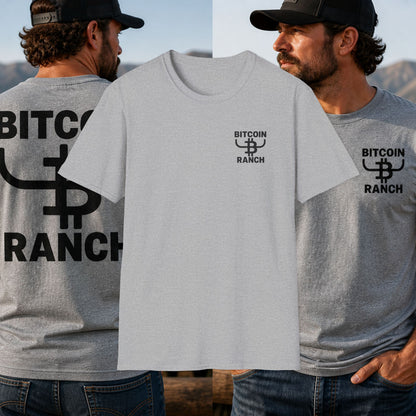 Bitcoin Ranch T‑Shirt — Trademark BULL BITCOIN Logo