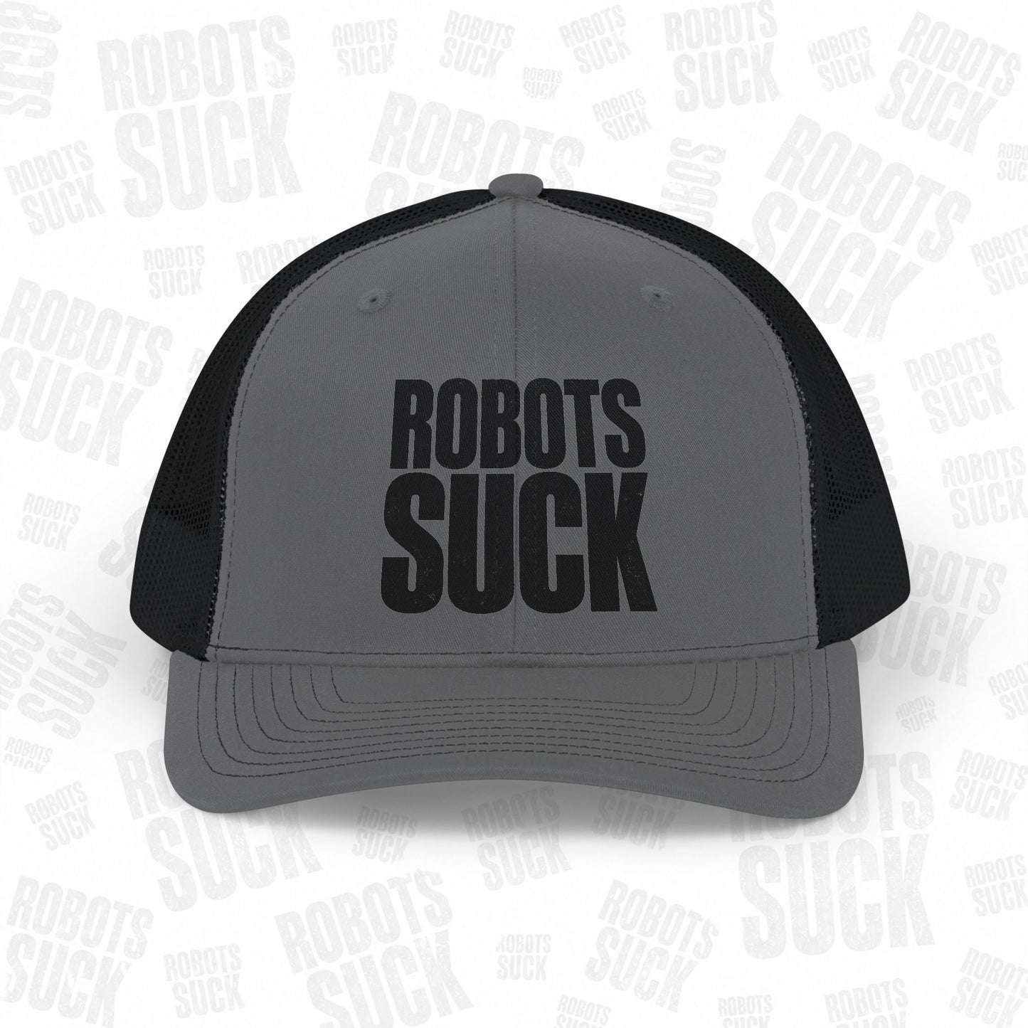 Robots Suck Trucker Cap