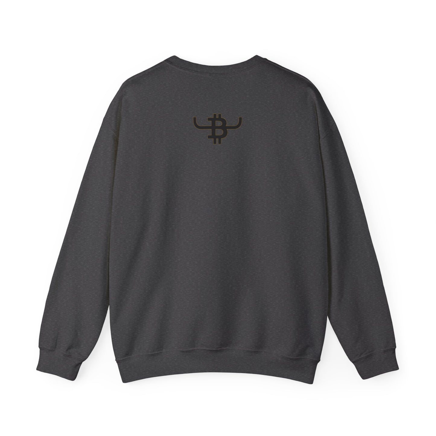 BULL BITCOIN Crewneck Sweatshirt — Cowboy Crypto Logo Pullover