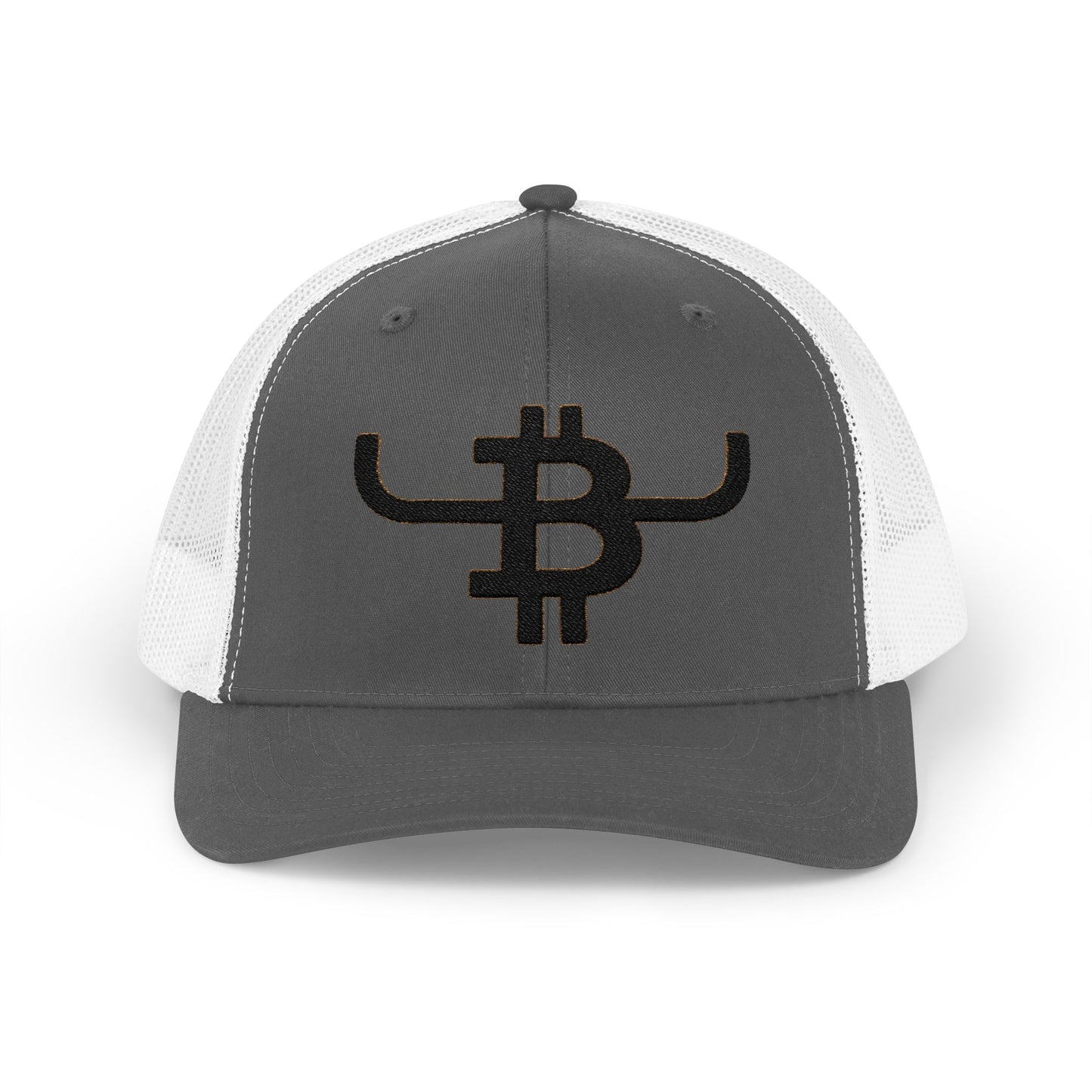 Bitcoin Bull Trucker Cap — Snapback Mesh Hat with BTC Bull Logo