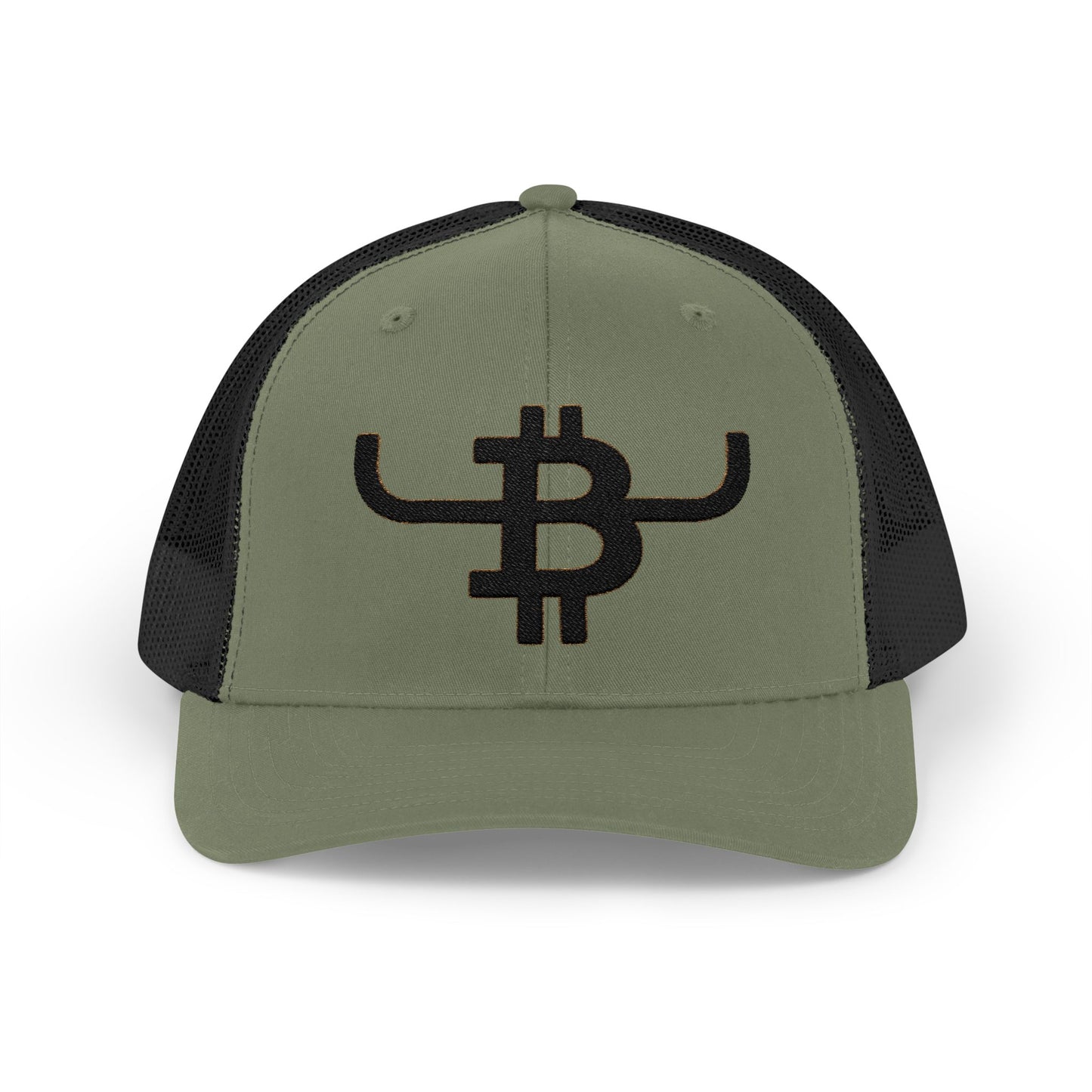 Bitcoin Bull Trucker Cap — Snapback Mesh Hat with BTC Bull Logo
