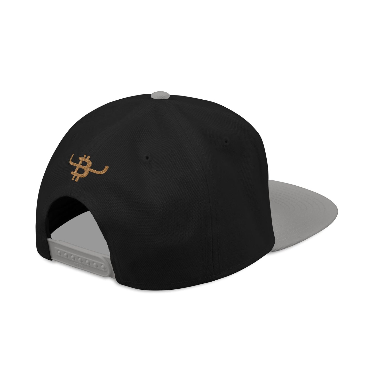 Embroidered Bitcoin Rope Script Snapback Hat