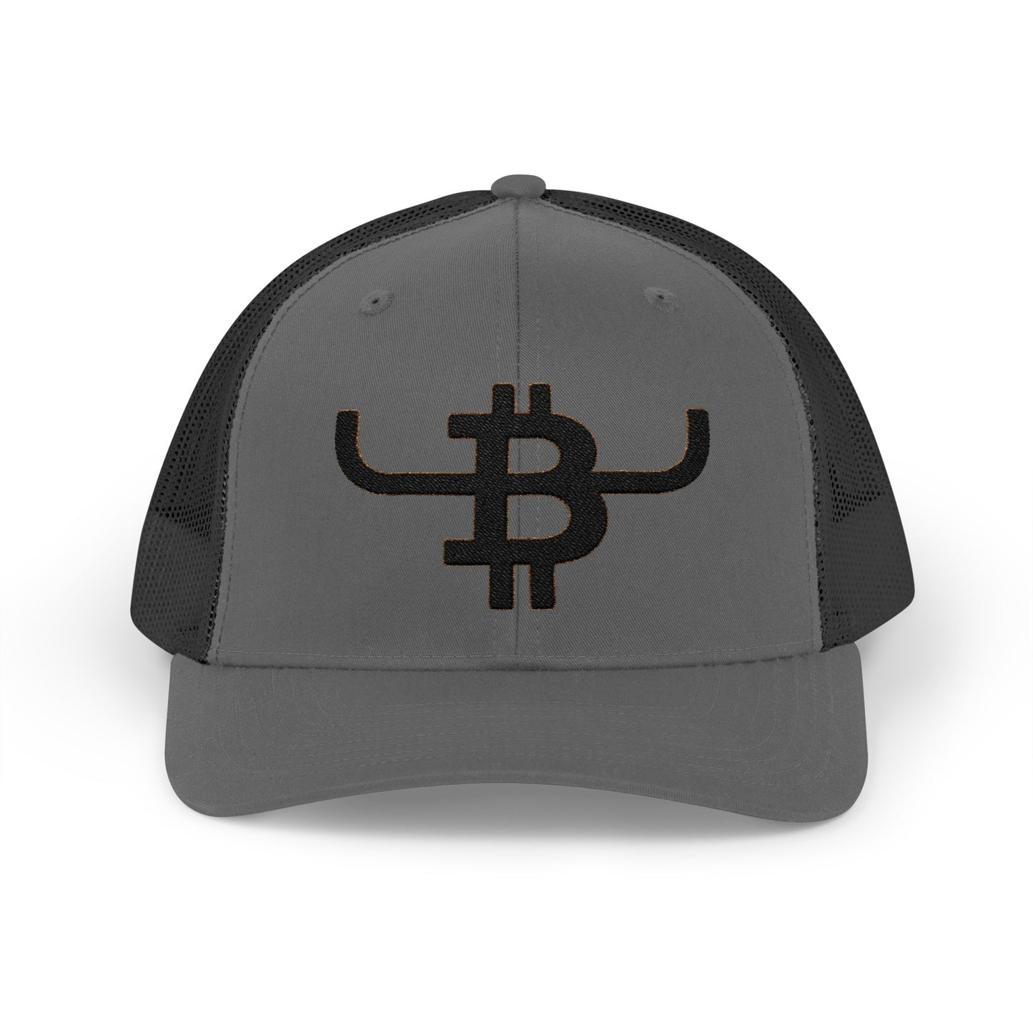 Bitcoin Bull Trucker Cap — Snapback Mesh Hat with BTC Bull Logo