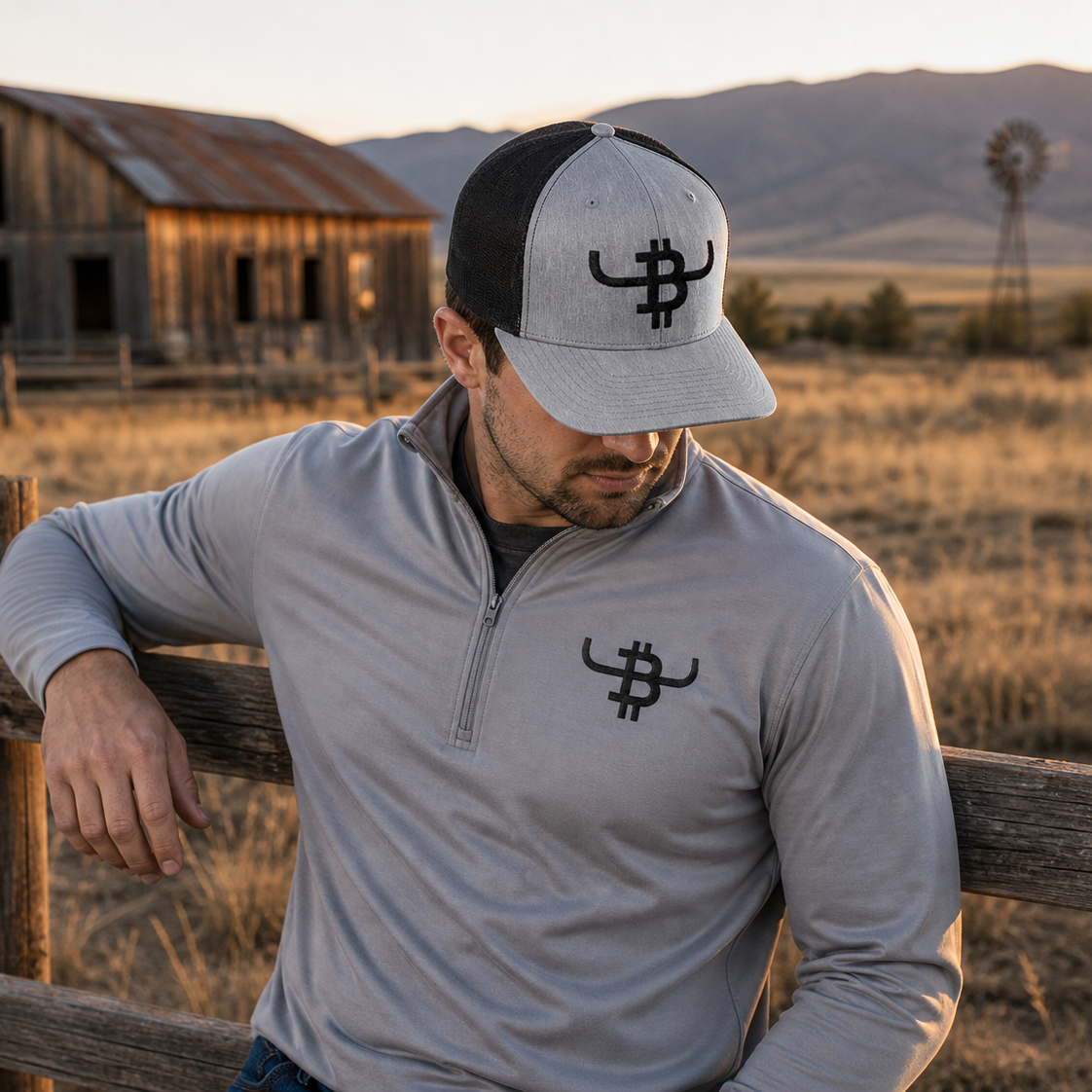 Bull Bitcoin™ Quarter-Zip Performance Pullover