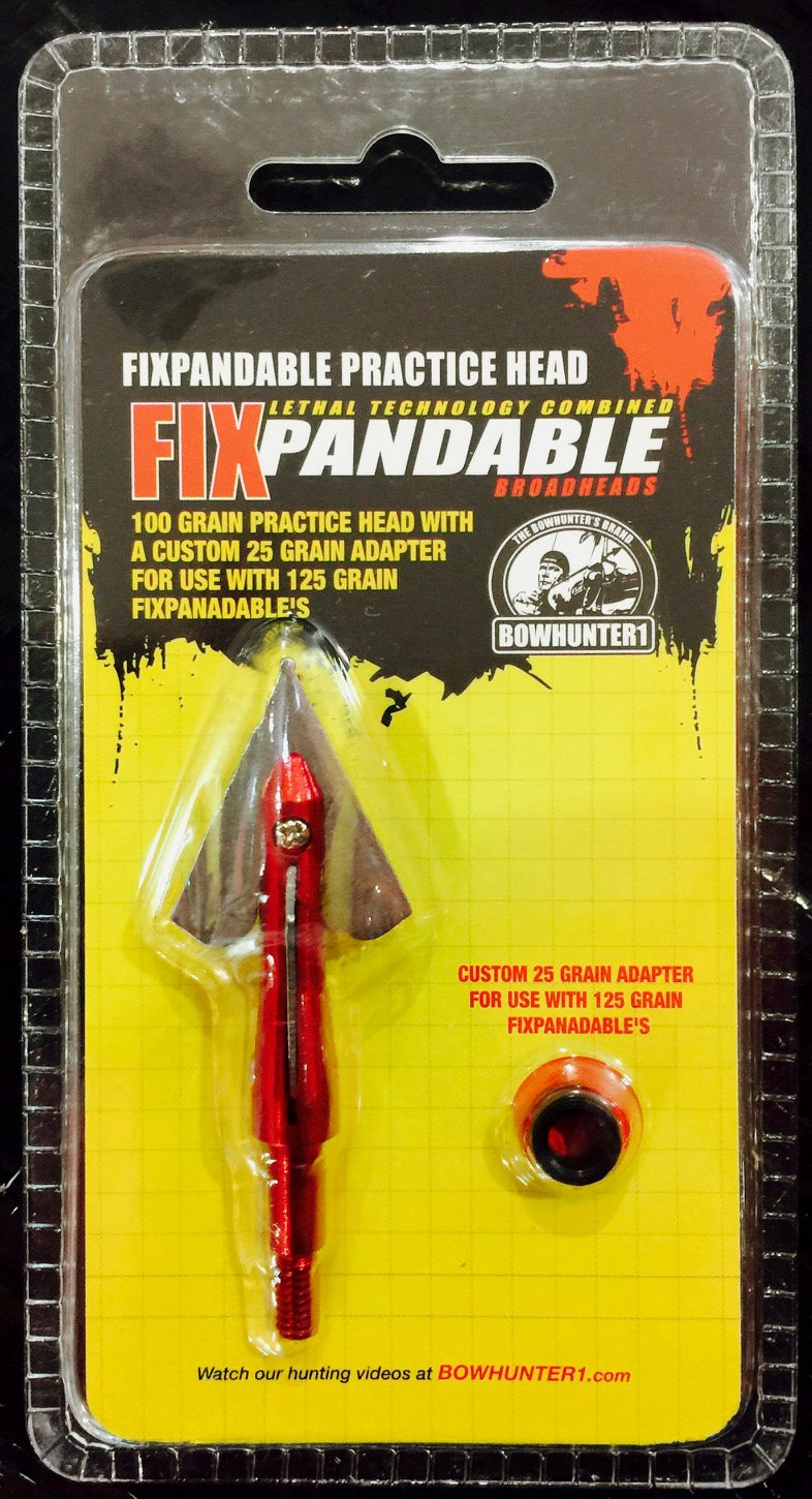 FIXpandable Broadheads 100 Grain (5-Pack) + Practice Head | Gear4Deer